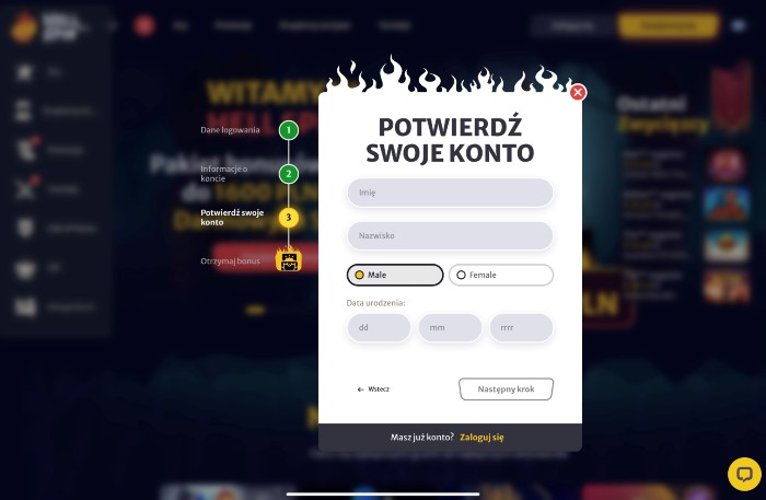 Jak otworzyć konto w kasynie online HellSpin